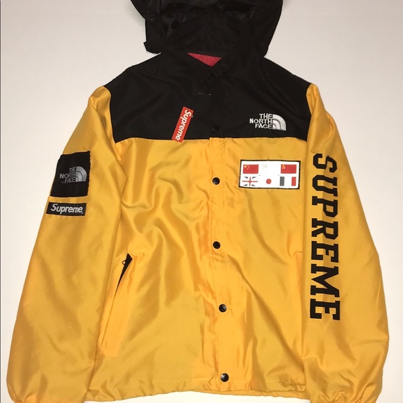 supreme x the north face map jacket